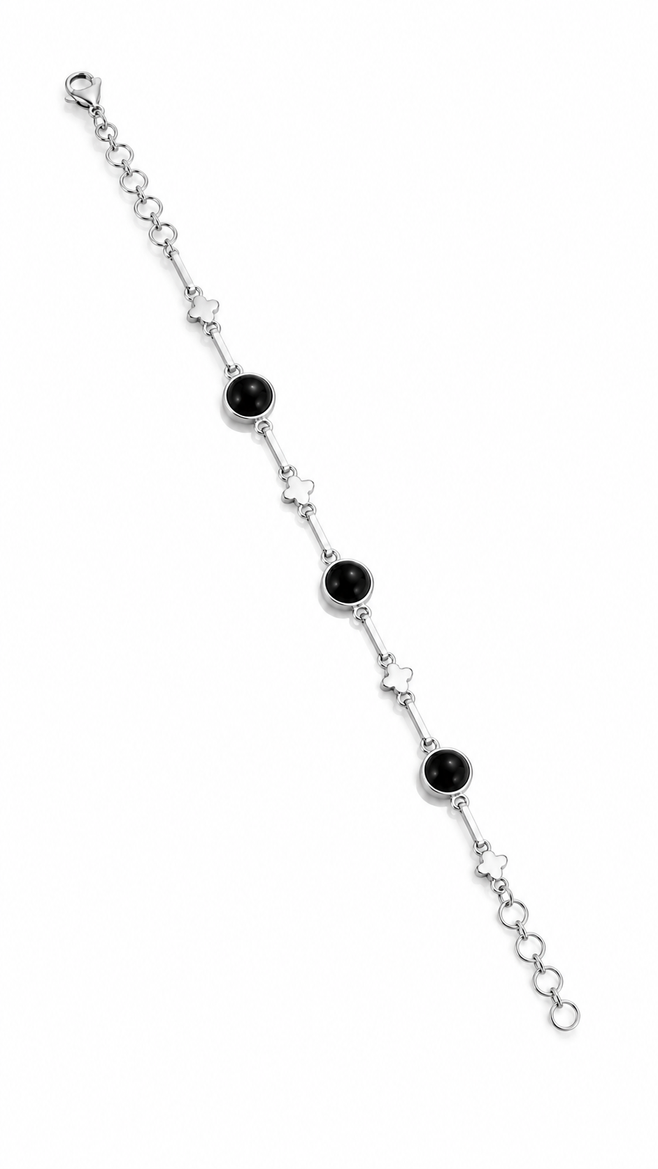 Midnight Clover Bracelet