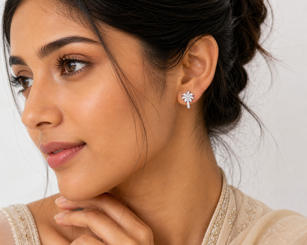 Palm Royale Diamond Earring