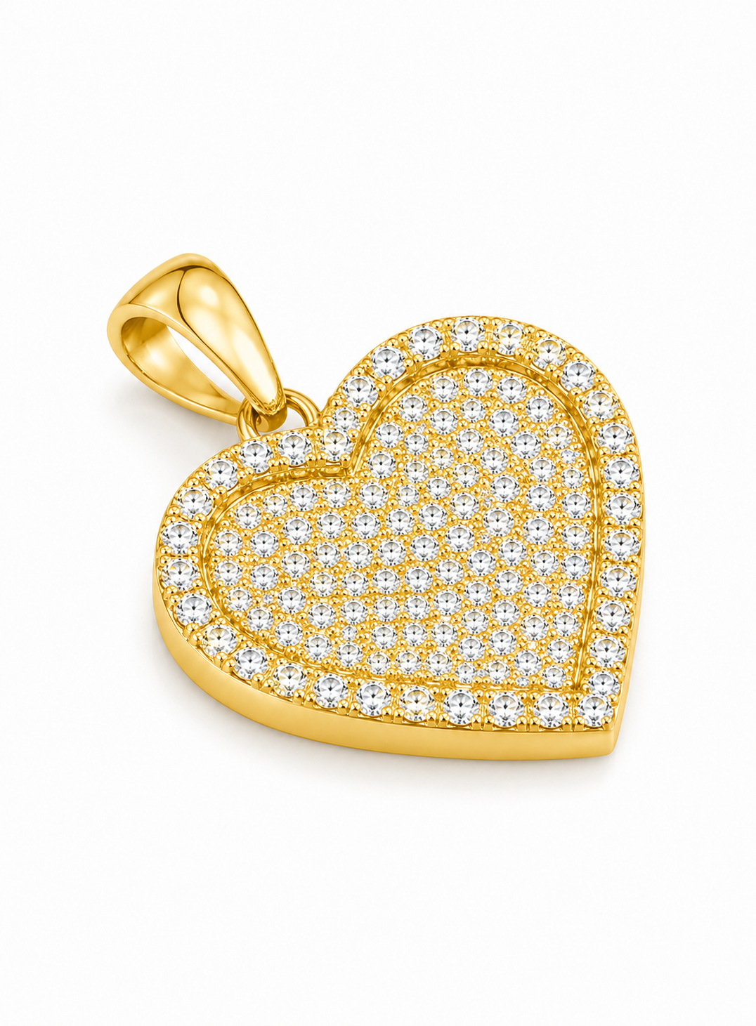 Golden Aura Heart Pendant