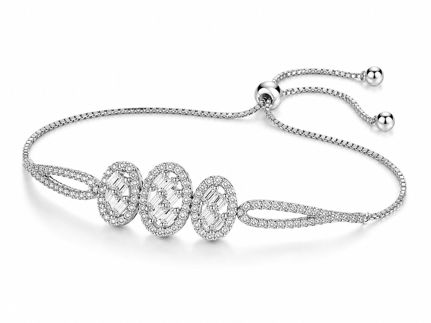 Velora Triple Halo Bracelet