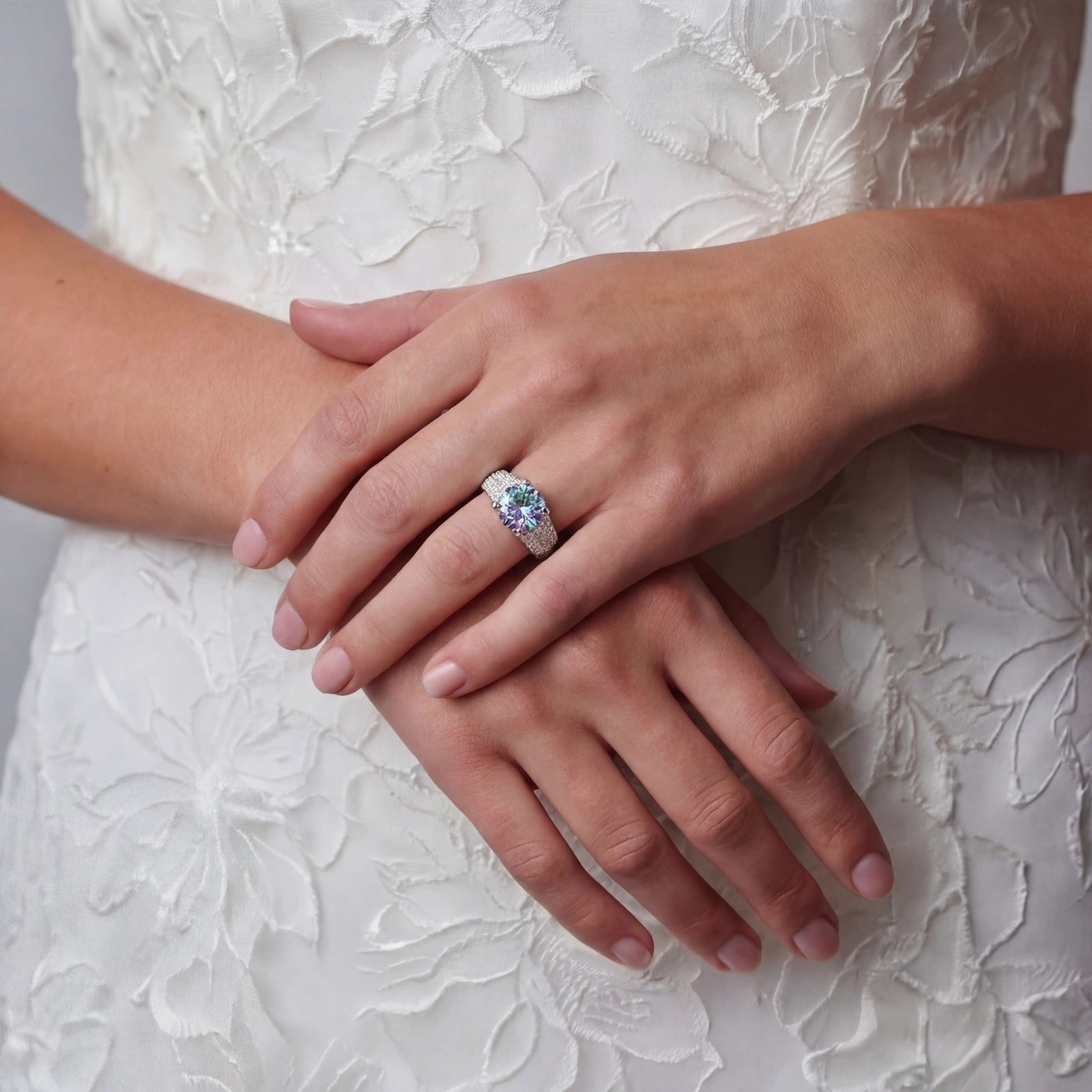 Prism Power Moissanite Ring