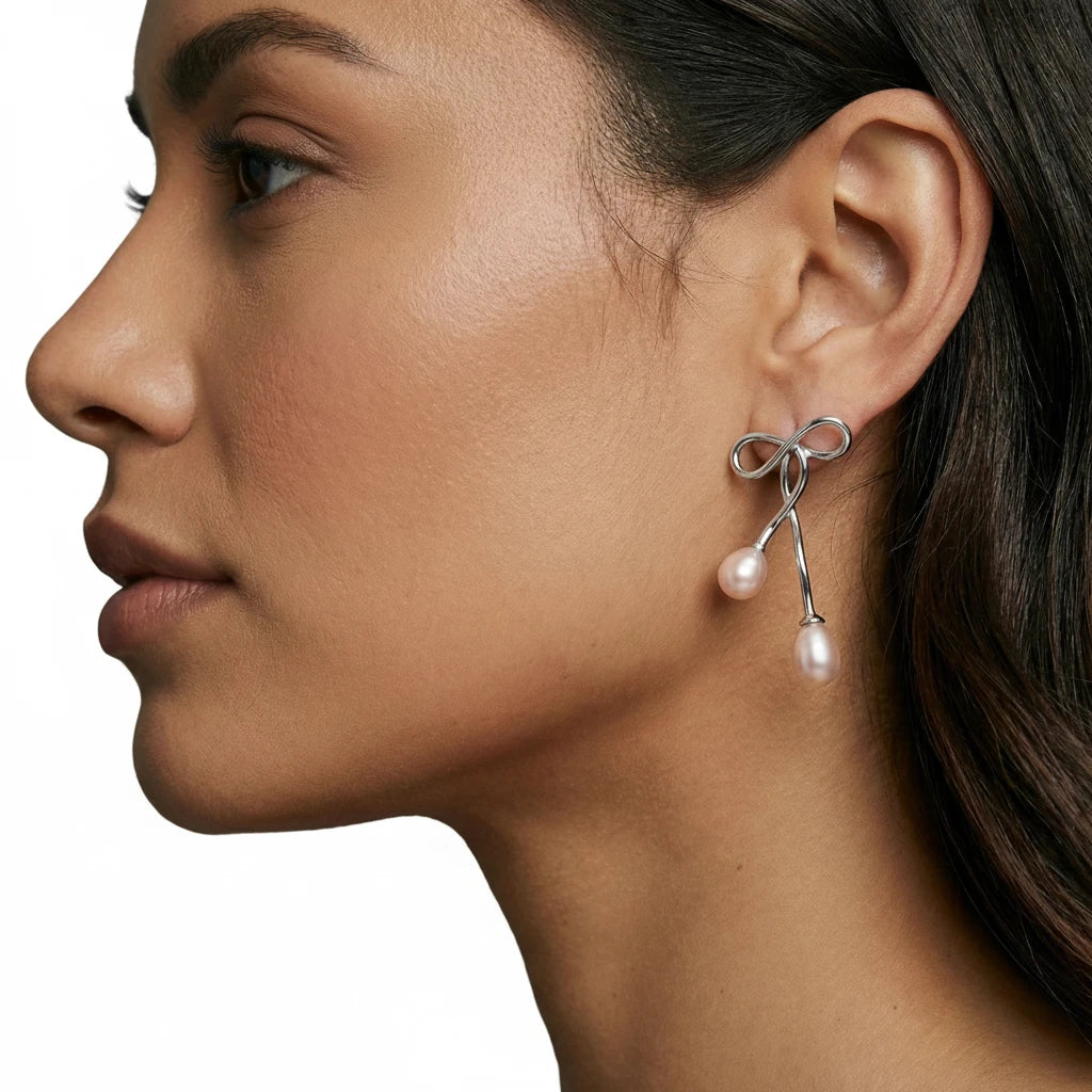 Ethereal Pearl Drop Earrings