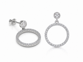 Luna Halo Drop Earrings