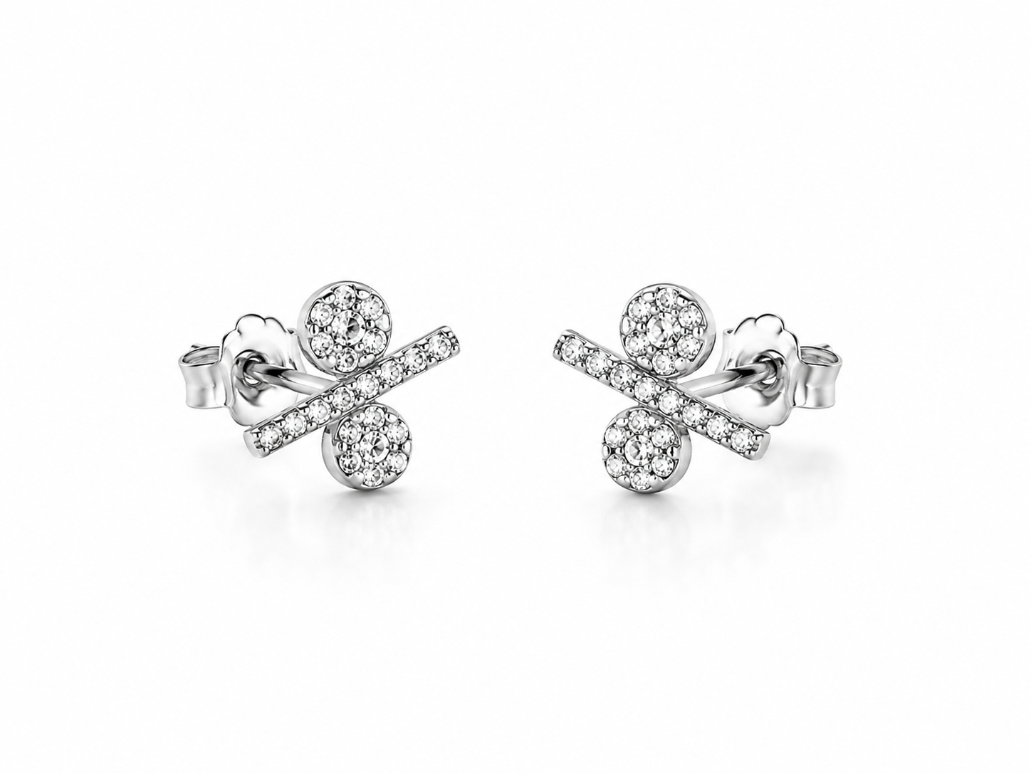 Spark Percent Stud Earring