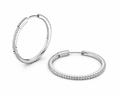 Valencia Texture Hoops Earrings
