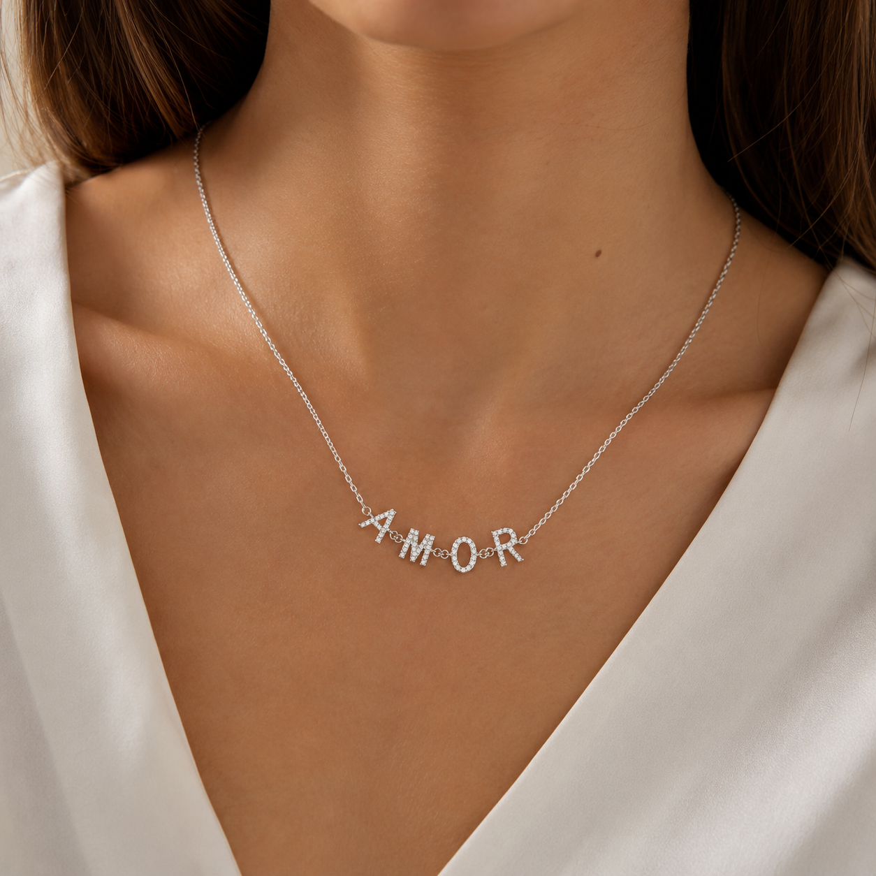 Amor Name Necklace
