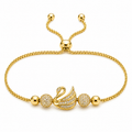 Aurora Swan Slider Bracelet