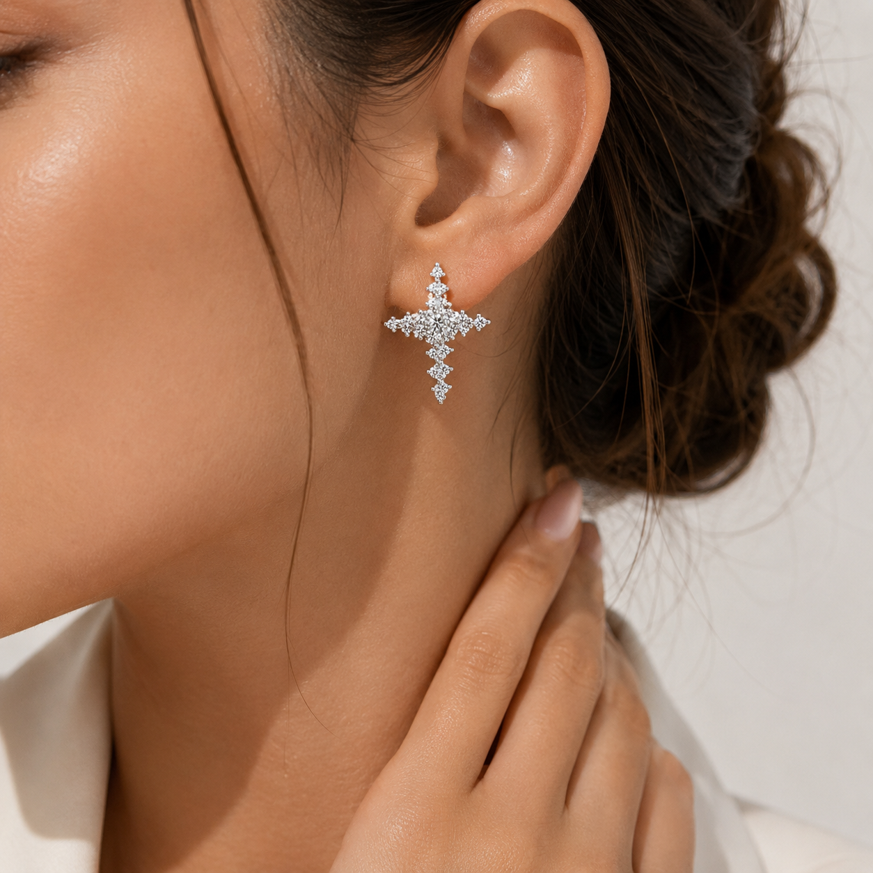 North Star Stud Earring