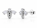 Honey Bee Sparkle Studs Earring
