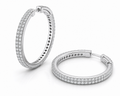 Luna Ice Hoop Earring