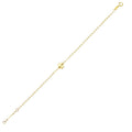 14K Yellow Gold Clover Bracelet