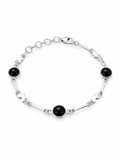 Midnight Clover Bracelet