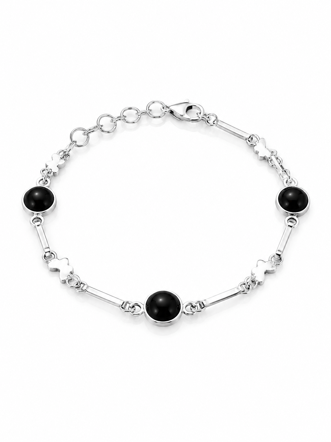 Midnight Clover Bracelet