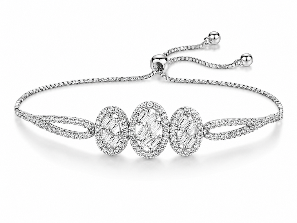 Velora Triple Halo Bracelet