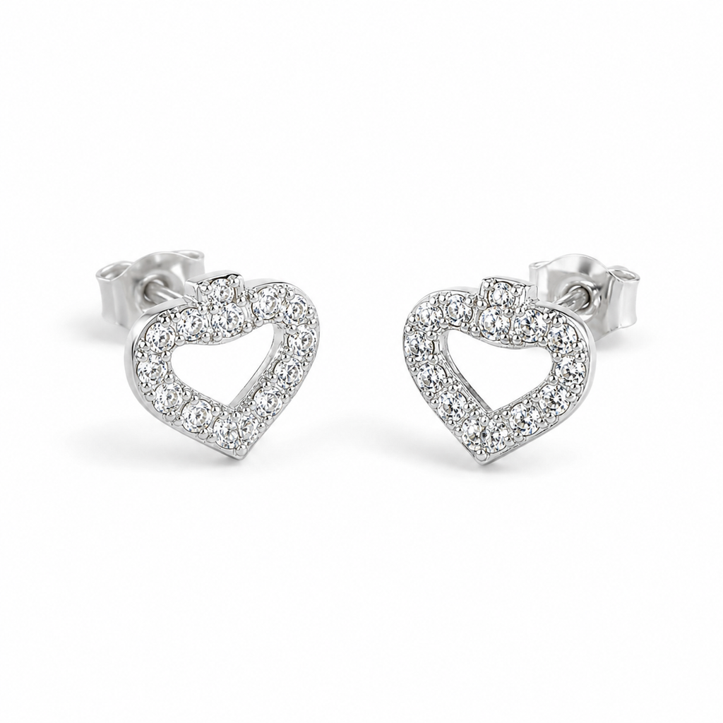 Amora Heart Spark Studs