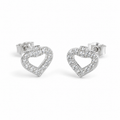 Amora Heart Spark Studs