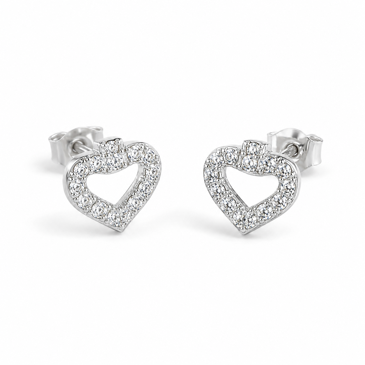 Amora Heart Spark Studs