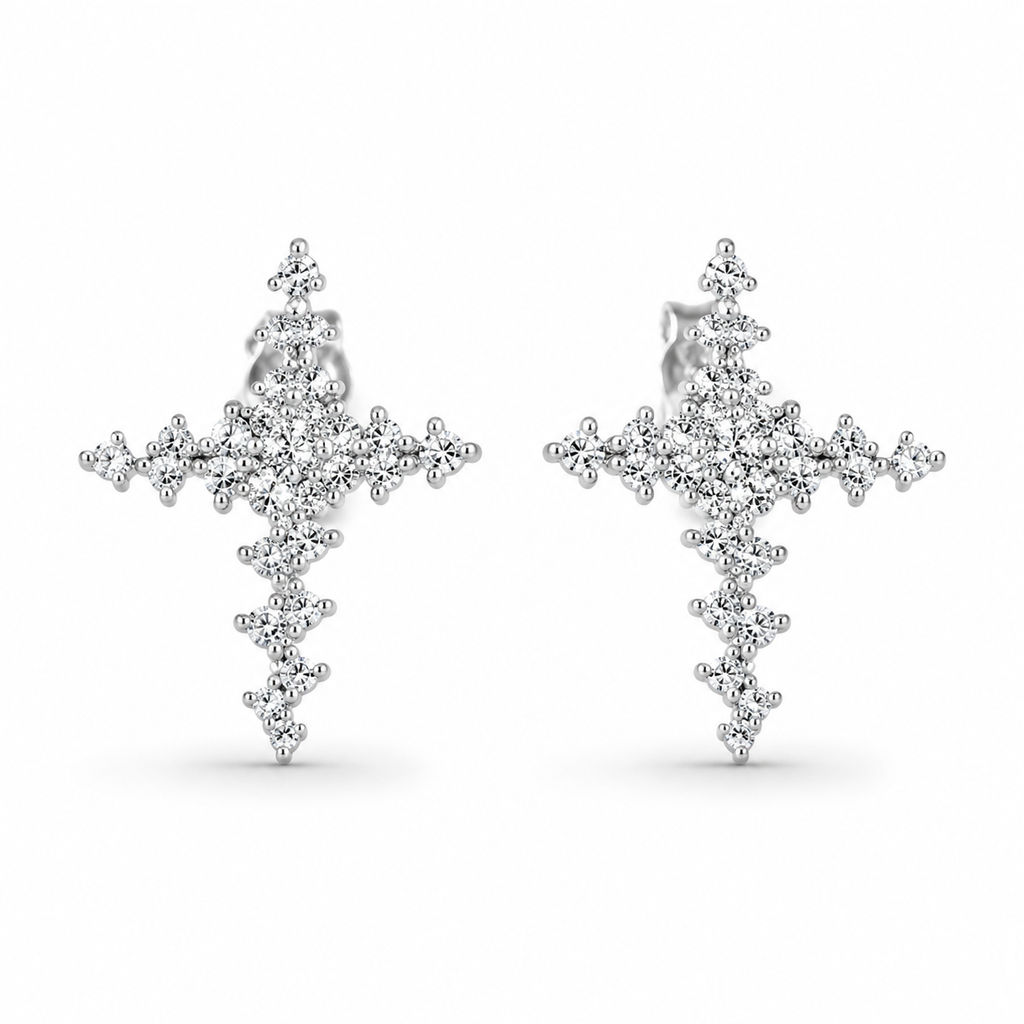 North Star Stud Earring