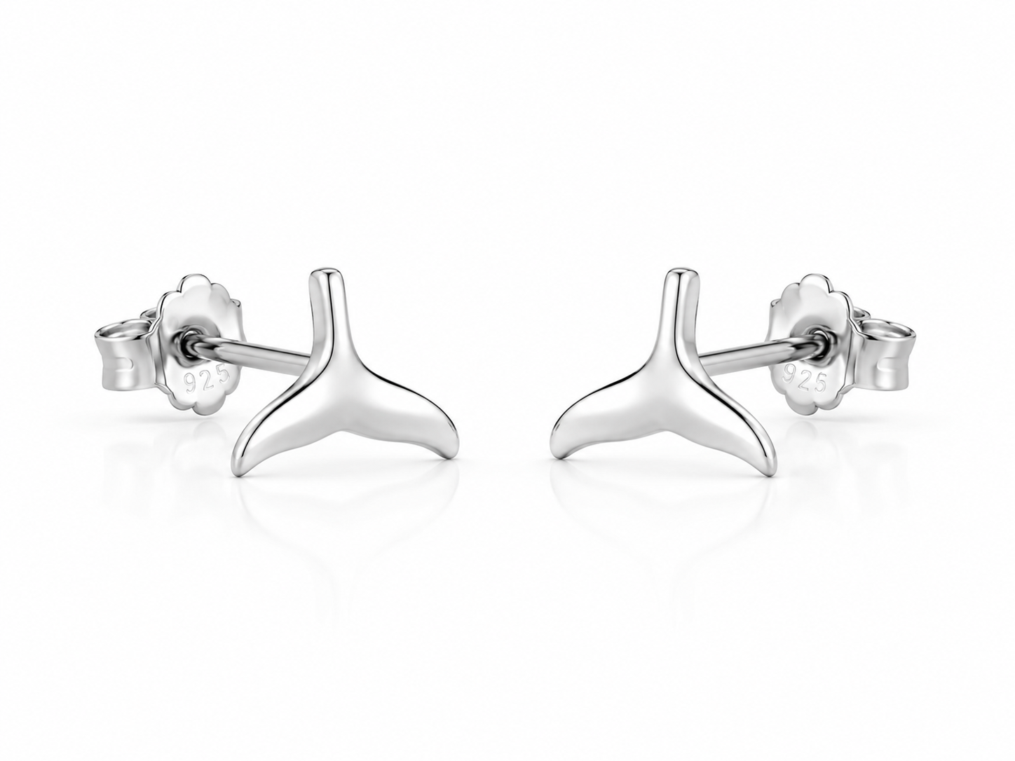 Mini Dolphin Tail Earring