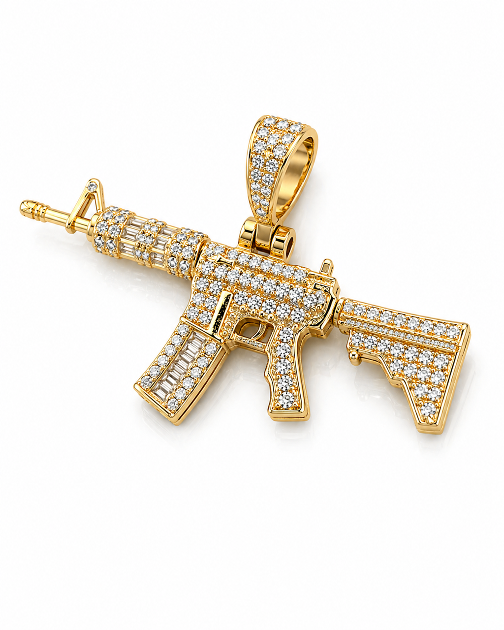 Iced Rifle Pendant