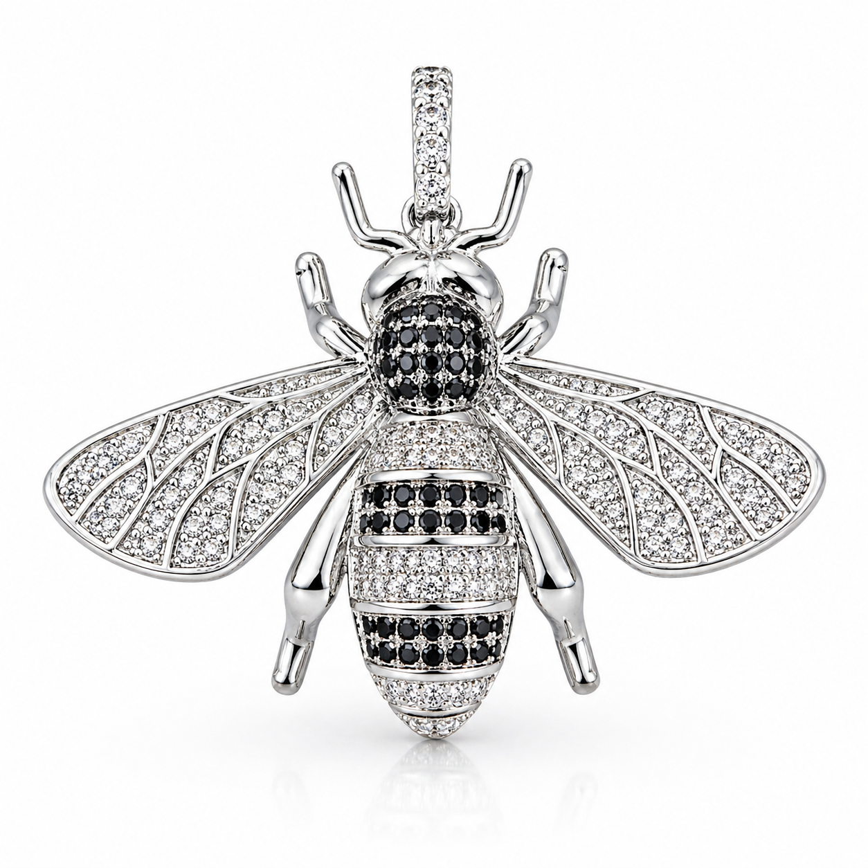 Iced Bee Pendant