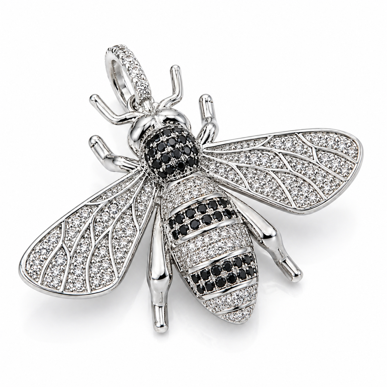 Iced Bee Pendant