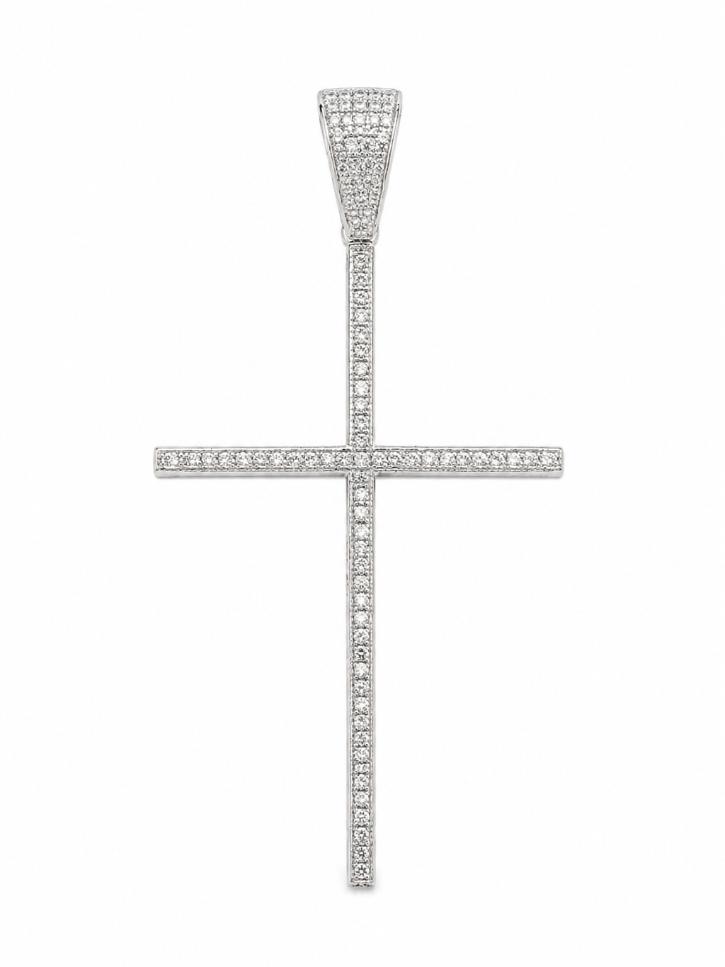 Iced Out Cross Pendant