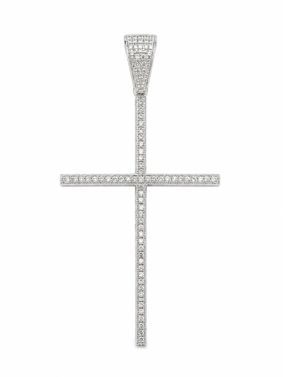 Iced Out Cross Pendant