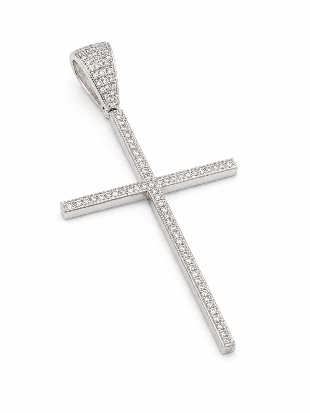Iced Out Cross Pendant