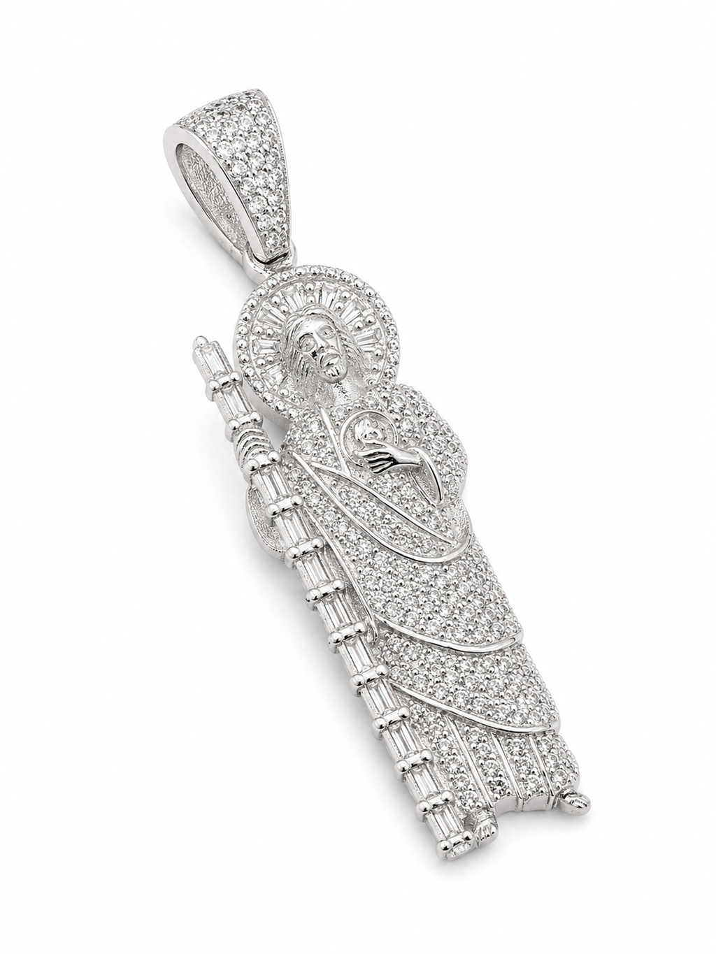 Iced Saint Pendant