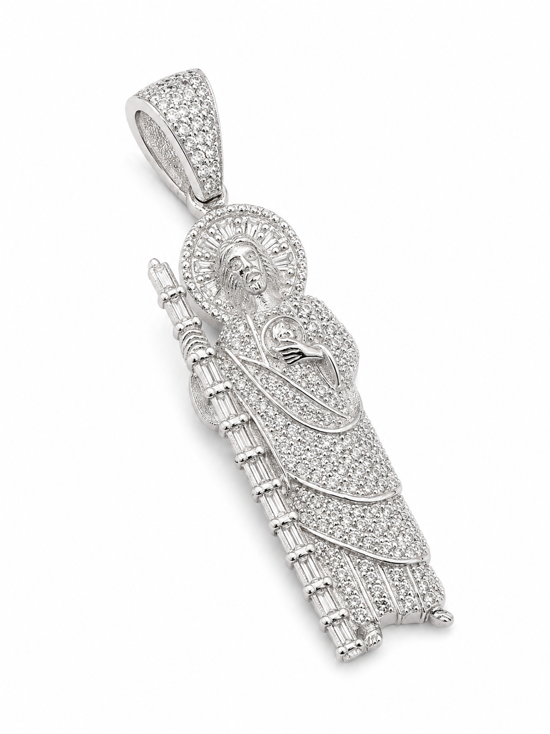 Iced Saint Pendant