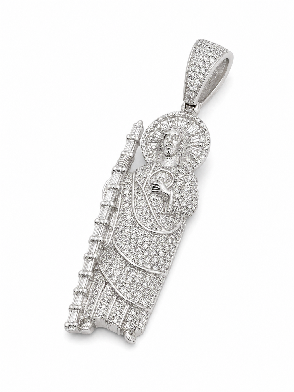 Iced Saint Pendant