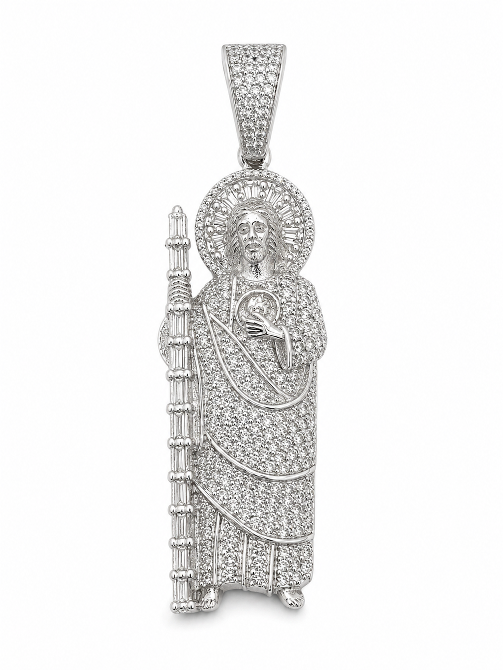 Iced Saint Pendant