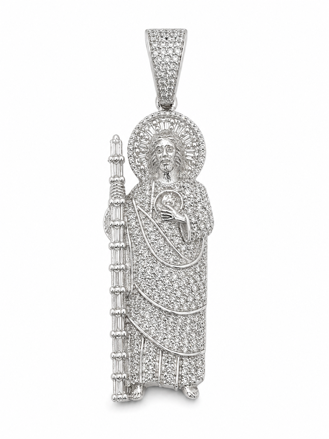 Iced Saint Pendant