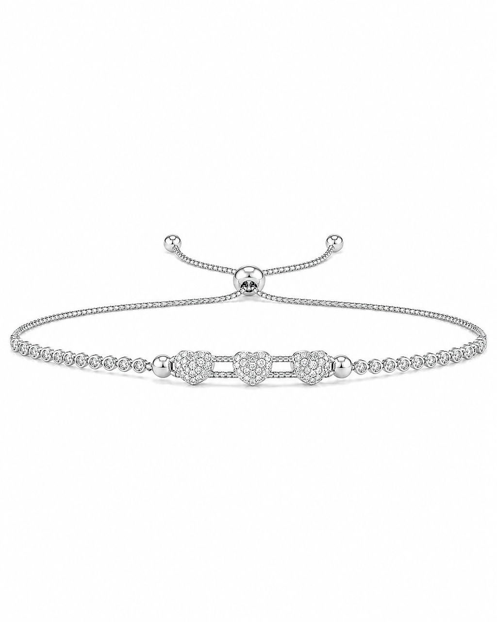 Trinity Move Heart Bracelet