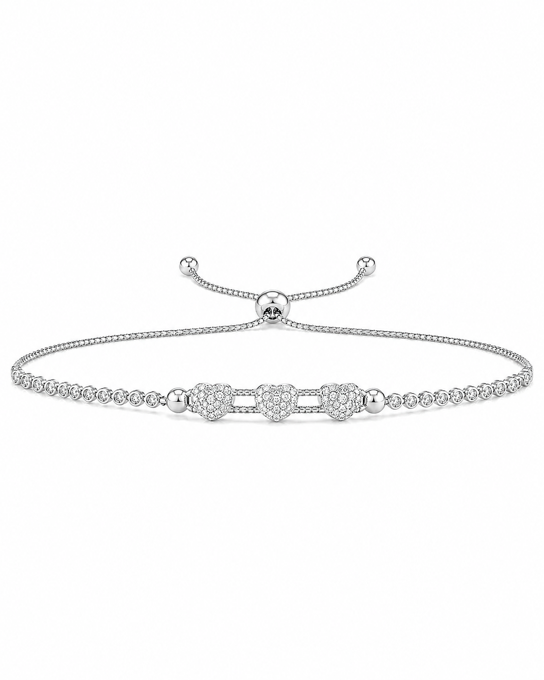 Trinity Move Heart Bracelet