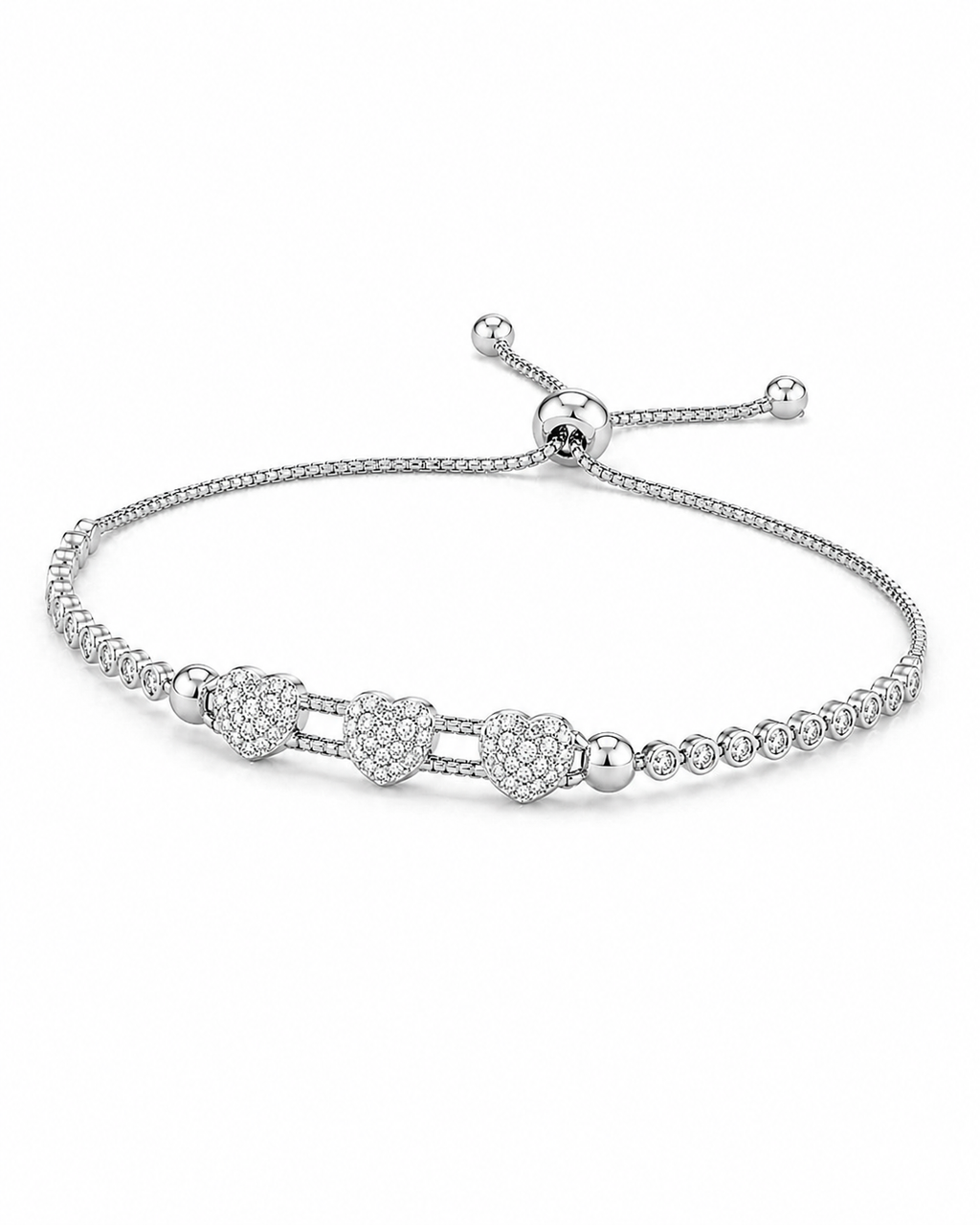 Trinity Move Heart Bracelet