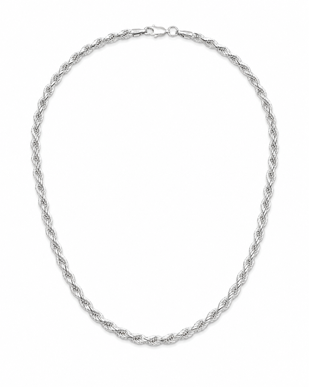 3mm Slim Rope Chain Necklace