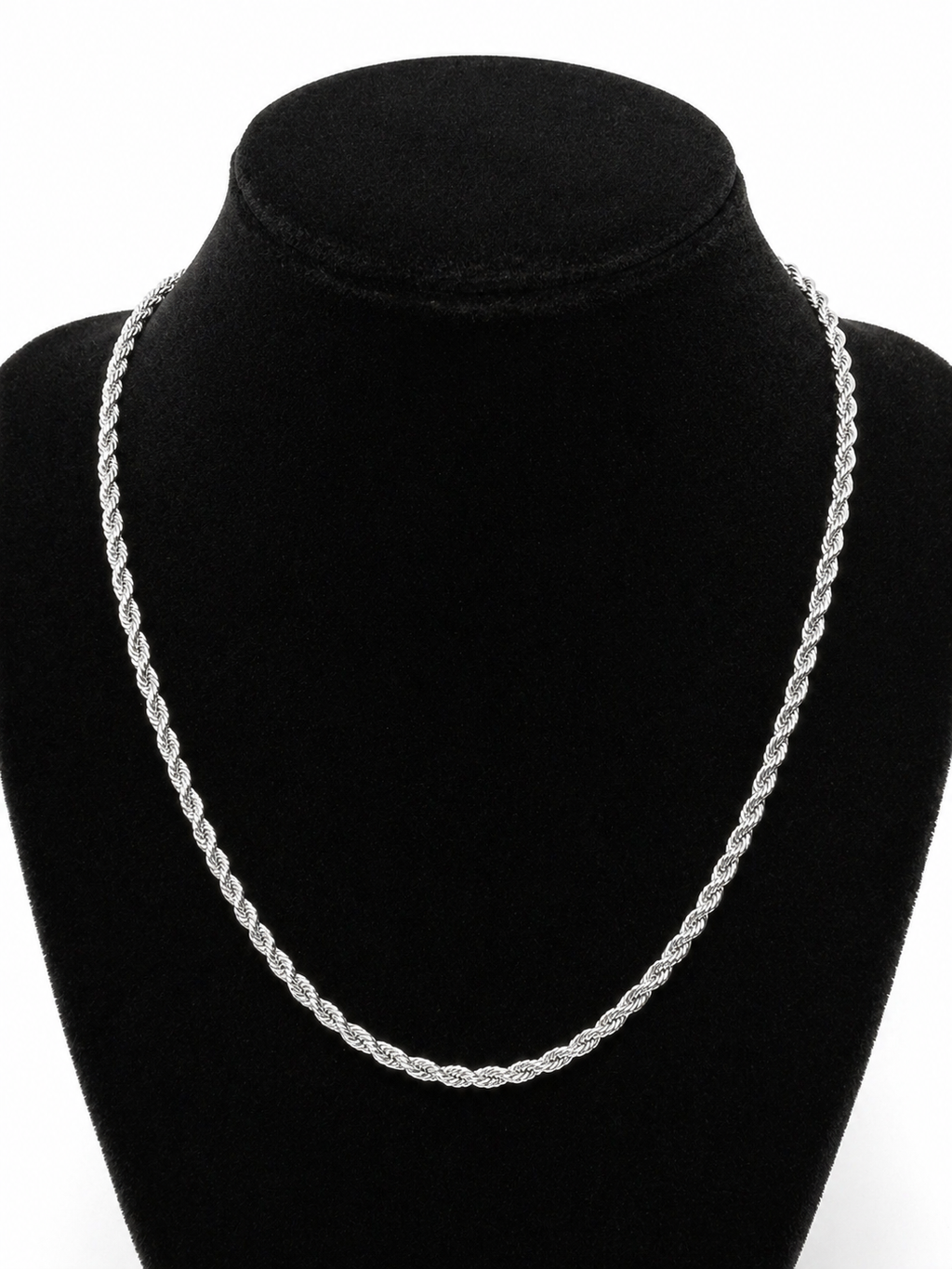 3mm Slim Rope Chain Necklace
