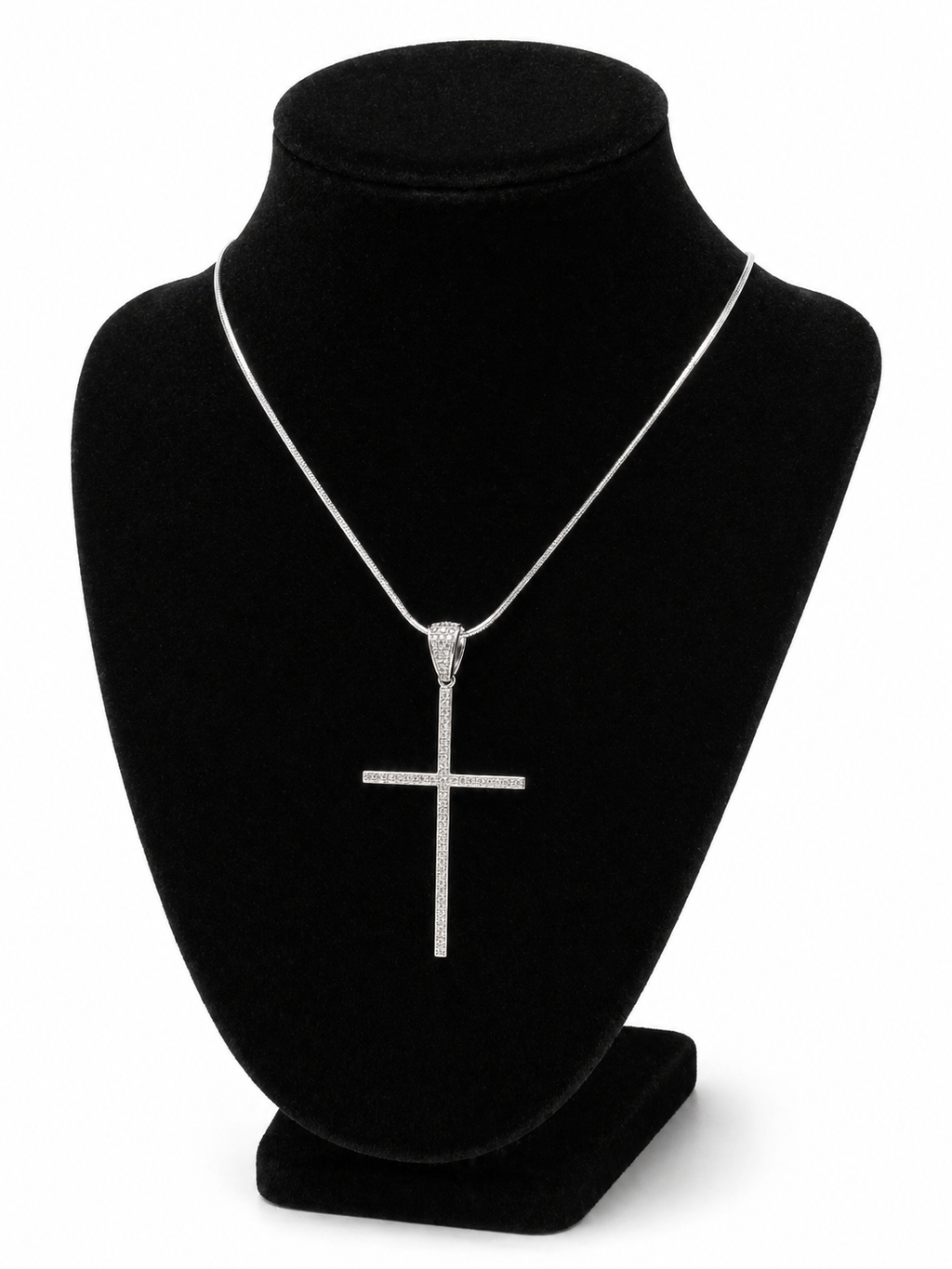 Iced Out Cross Pendant