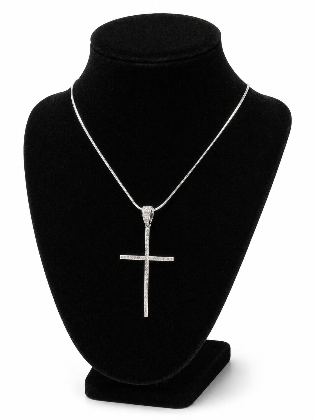 Iced Out Cross Pendant