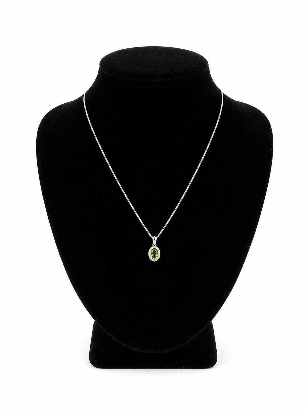 Olive Halo Necklace