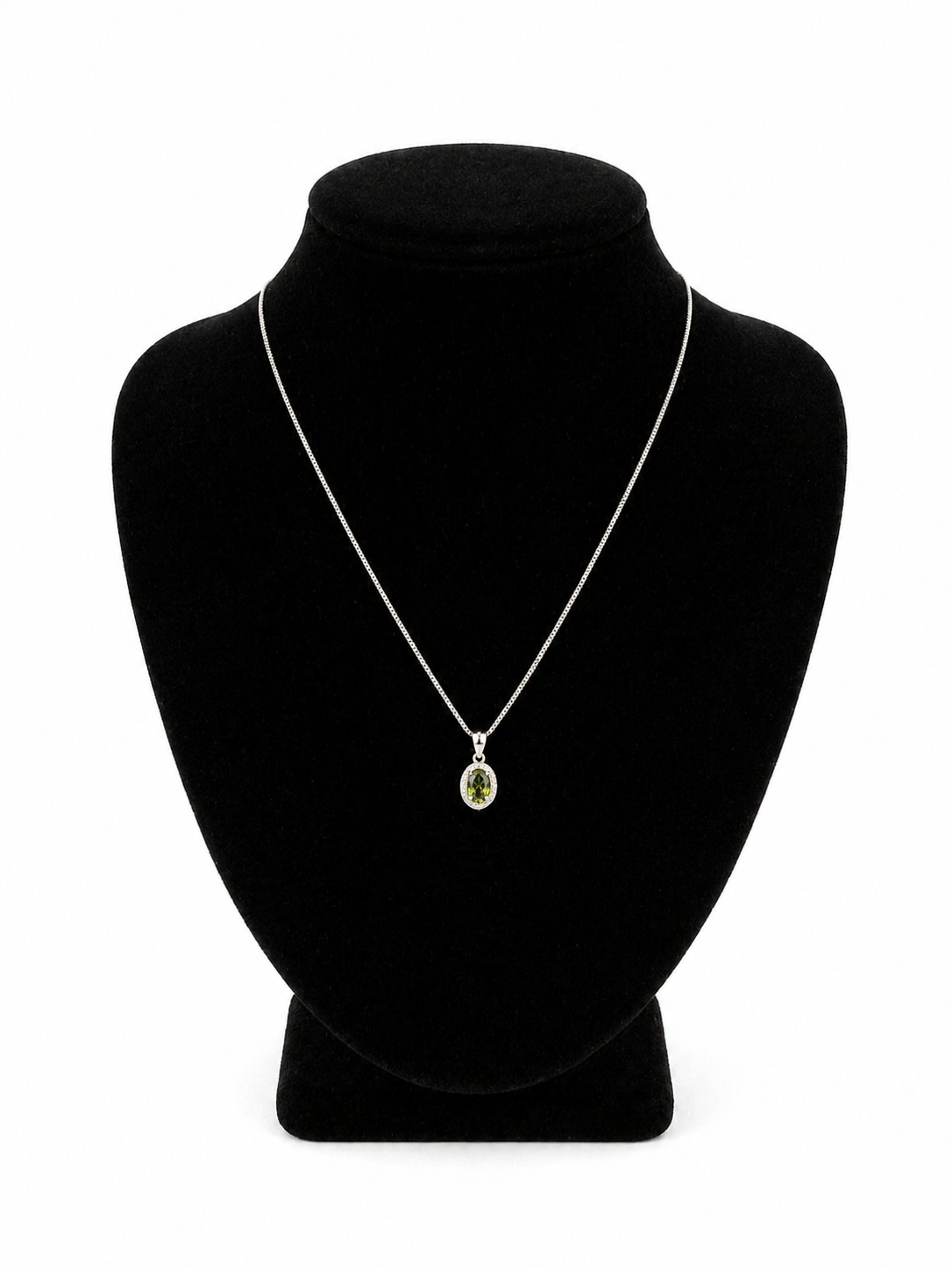 Olive Halo Necklace