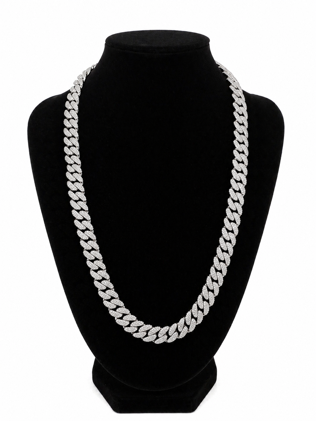 12MM Moissanite Cuban Link Chain