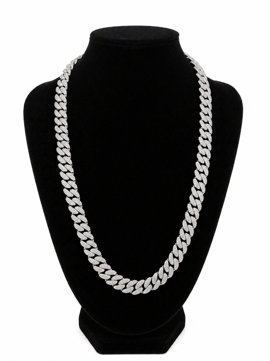 12MM Moissanite Cuban Link Chain