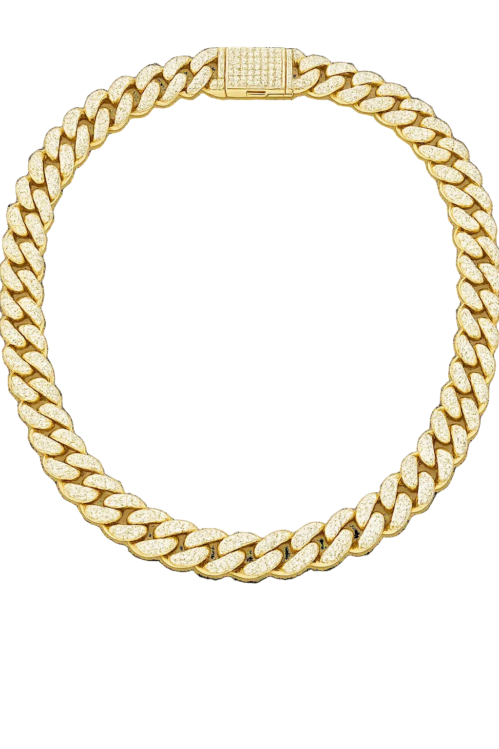 12MM Moissanite Cuban Link Chain