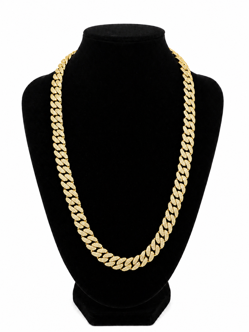 12MM Moissanite Cuban Link Chain
