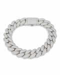 12MM Moissanite Cuban Link Bracelet