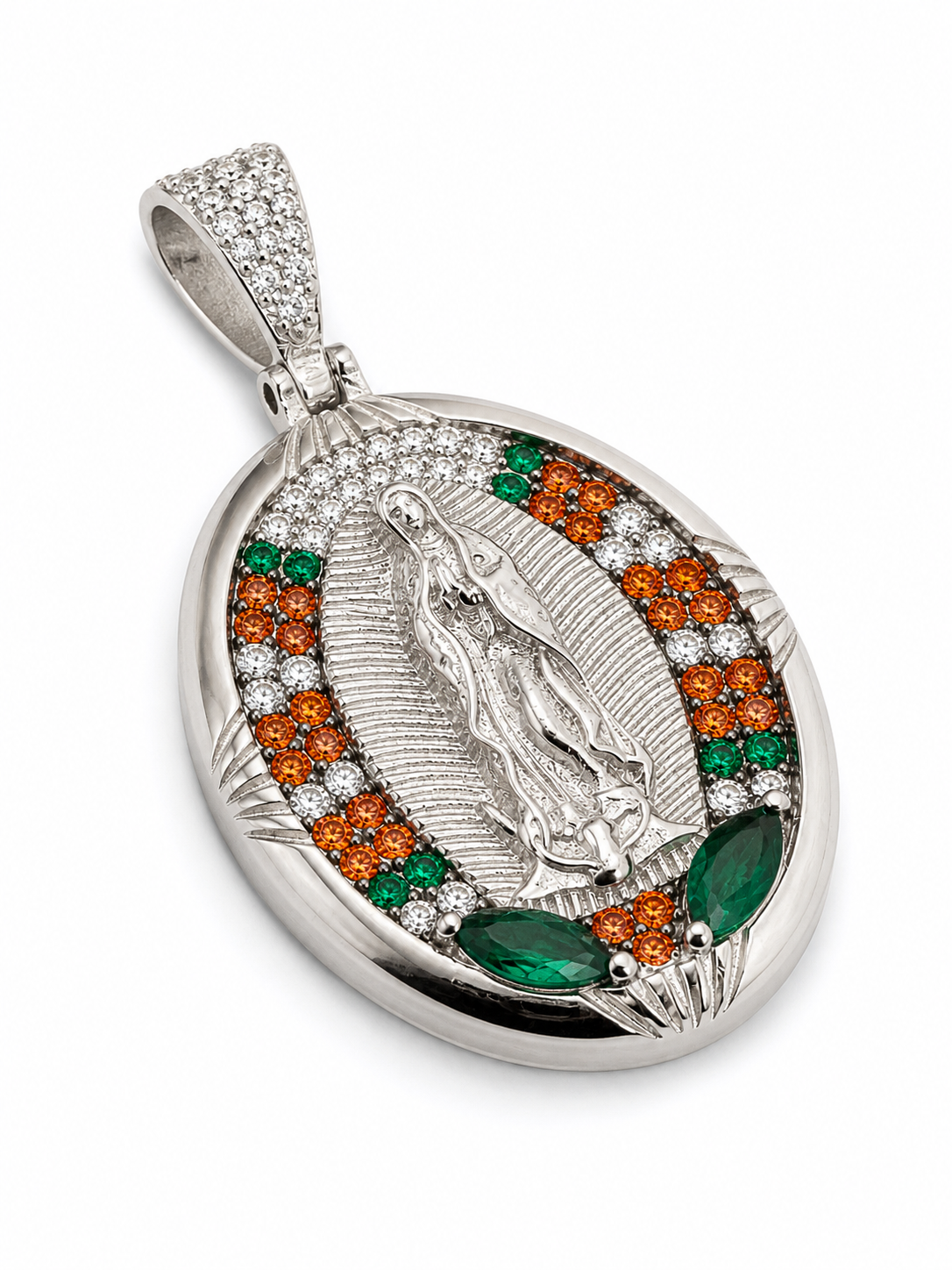 Virgin Mary Multicolor Pendant