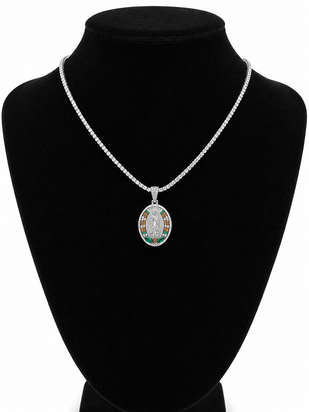 Virgin Mary Multicolor Pendant